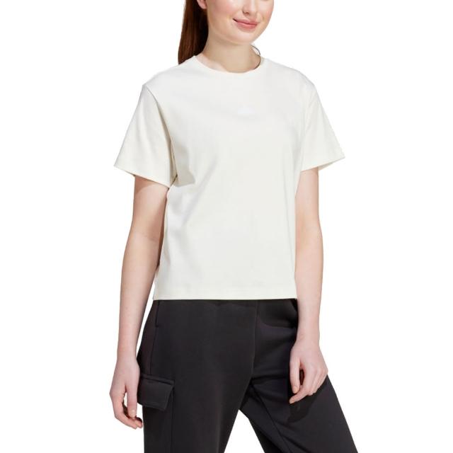 【adidas 愛迪達】W BLUV Q3 TEE 圓領短袖上衣 女 - IX3763