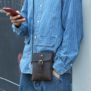 【LEESA】母親節禮物 真皮小包包\斜背小包\小方包\側揹包\日系斜揹包\牛皮側揹包\真皮側揹包\男生包包\男生