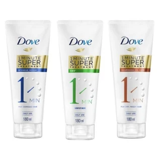 【Dove 多芬】一分鐘護髮精華180ml(深層修護/輕潤保濕/防斷修護)