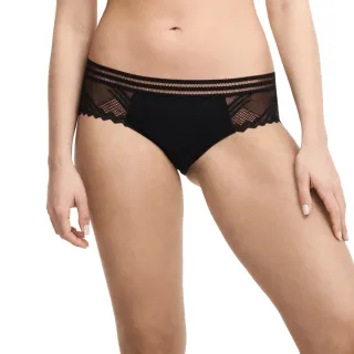 【Passionata】Rodeo.四角無痕內褲 XS-M 黑色.47L40_011(不透明超柔纖.透膚網紗)