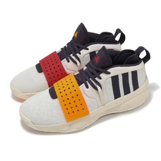 【adidas 愛迪達】籃球鞋 DAME 8 EXTPLY 男鞋 米白 黑 紅 Lillard 裡拉德 愛迪達(IF1507)