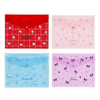 【SANRIO 三麗鷗】A5 信封型扁平文件袋 萬用收納袋