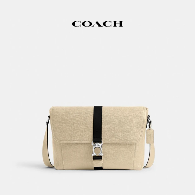 COACH 經典LogoCITY迷你托特包-IM/胡桃木色/