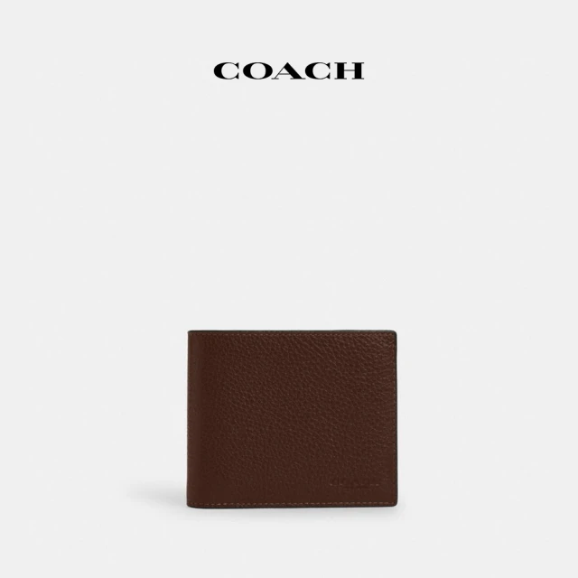 COACHCOACH蔻馳官方直營 三合一皮夾-楓棕色(CR398)