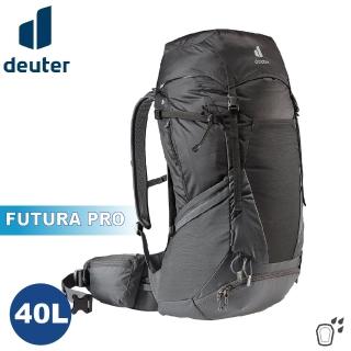 【deuter】FUTURA PRO 40L 透氣網架背包《黑》3401321/後背包/登山包(悠遊山水+)