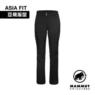 【Mammut 長毛象官方直營】Runbold Winter SO Pants AF W 冬季防潑水健行長褲 黑色 女款 #1021-01410