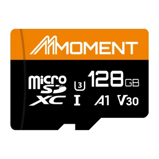 【五入組Moment】MicroSD SDXC UHS-I A1V30 MM13 128GB 記憶卡(128GB 5入組)