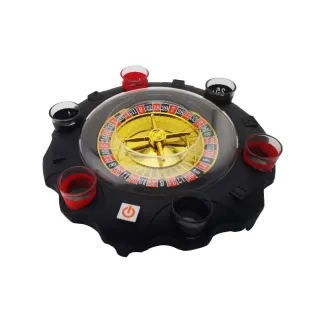 電動俄羅斯幸運轉盤-酒杯版(幸運轉盤 輪盤酒具 酒杯遊戲 派對 戶外 露營 逐露天下)