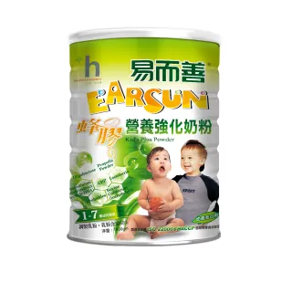 【易而善】蜂膠營養強化奶粉-幼兒奶粉 1500g(營養師推薦 小孩保護力首選 初乳 學習配方 調整體質)