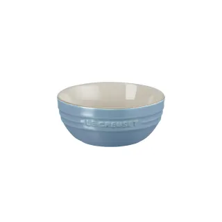 【Le Creuset】瓷器韓式湯碗14cm(礦石藍)