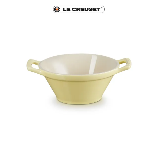 【Le Creuset】瓷器卡蘇雷碗(愛麗絲黃)