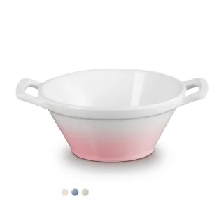 【Le Creuset】瓷器卡蘇雷碗(蛋白霜/淡粉紅/海岸藍)