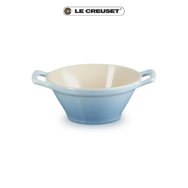 【Le Creuset】瓷器卡蘇雷碗(蛋白霜/淡粉紅/海岸藍)