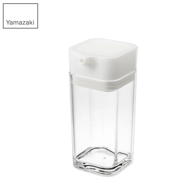 【YAMAZAKI】AQUA可調控醬油罐-白(香料瓶罐/調味料瓶罐/料理瓶罐/料理配件)