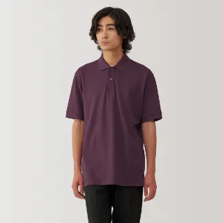 【MUJI 無印良品】 出清品 男水洗鹿子織短袖POLO衫(共7色)