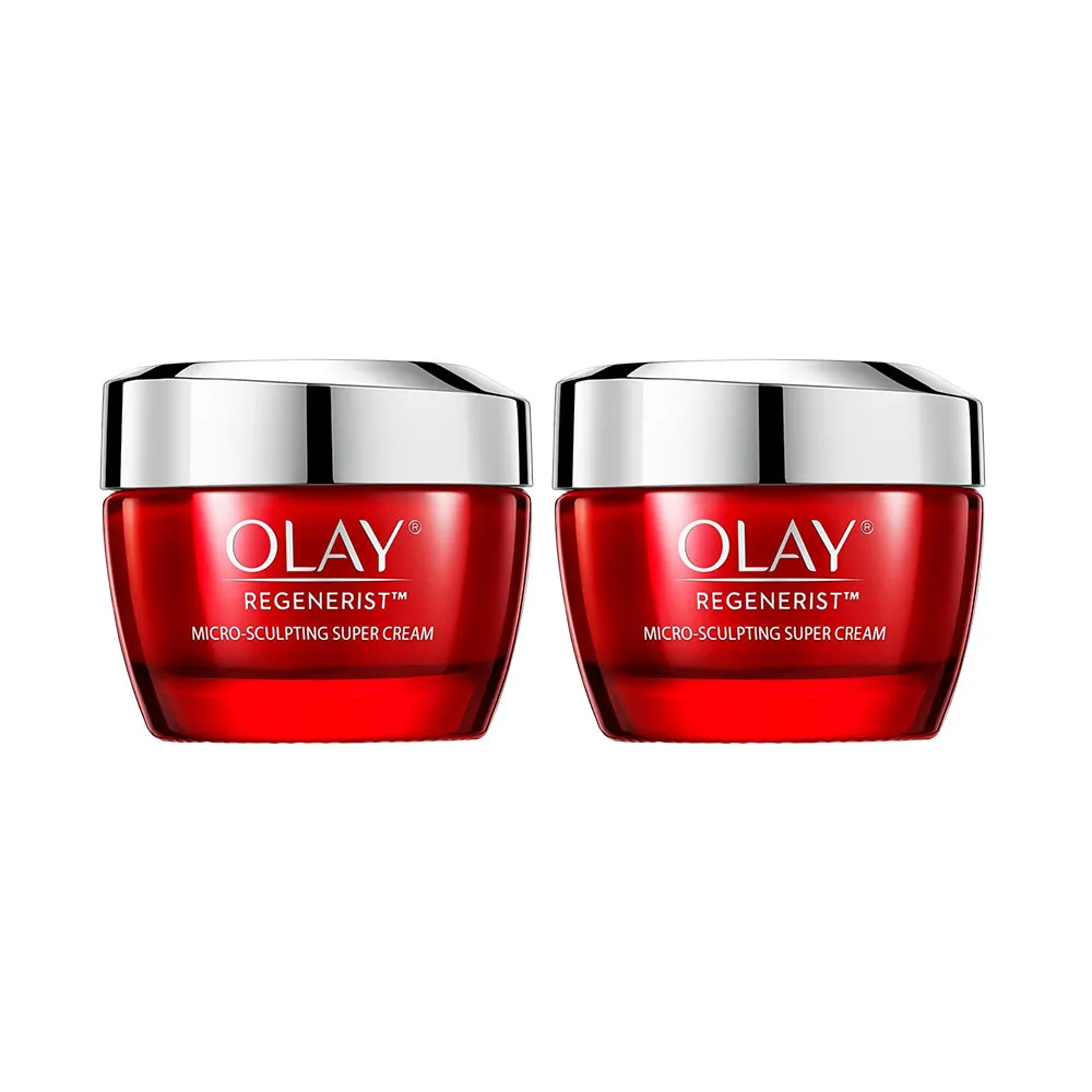 【OLAY 歐蕾】新生高效緊緻護膚面霜50gX2(超值2入組) #膠原大紅瓶