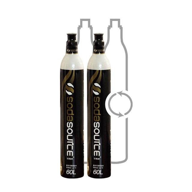 【SodaSource】全舒打 425g CO2 兩入全品牌回充鋼瓶(鋼瓶適用SodaStream及各大品牌氣泡水機)