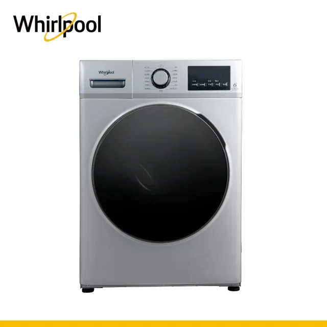 【Whirlpool 惠而浦】贈洗衣球-10公斤Essential Clean溫水洗脫烘變頻滾筒洗衣機(WEHC10BBS)