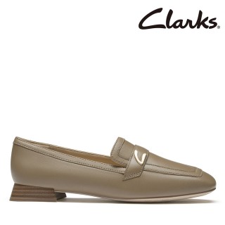 【Clarks】女鞋 Ubree15 Charm C字logo現代時尚方頭樂福鞋(CLF80719D)