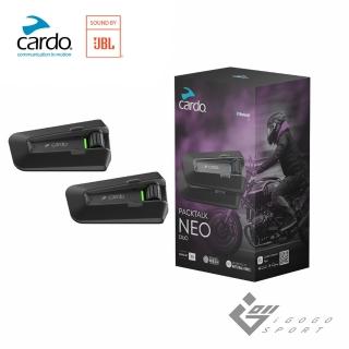 【Cardo】PACKTALK NEO 安全帽通訊藍牙耳機(雙入組 官方直營)