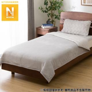 【NITORI 宜得利家居】吸濕發熱 毛毯 N WARM GY 單人 A2410(毛毯 吸濕發熱 N WARM)