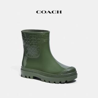 【COACH】蔻馳官方直營 MILLIE雨靴-軍綠色(CE856)