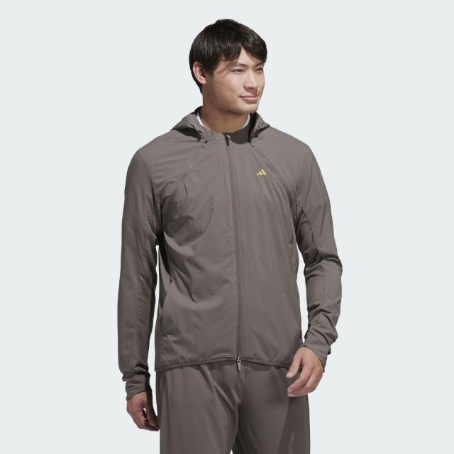 【adidas 愛迪達】連帽外套 高爾夫 男 IR7144