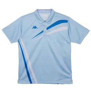 【KAPPA】義大利 型男舒適吸濕排汗POLO衫(水藍 311L41WW55)