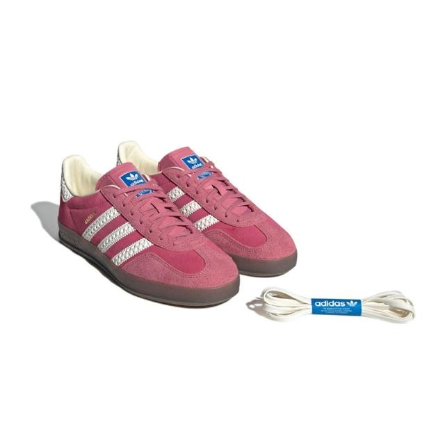 【adidas 愛迪達】GAZELLE INDOOR 運動休閒鞋 IF1809 ORIGINALS 休閒鞋 樹莓粉