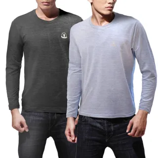 【PLAYBOY】// 2件組 黑科技石墨烯舒適長袖衫-速(輕保暖/保暖衣/長袖T/男內衣)