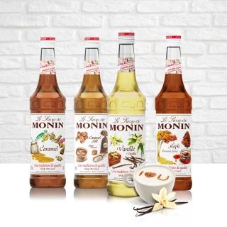 【MONIN】系列風味糖漿700ml(焦糖風味/香草風味/楓糖風味/海鹽焦糖風味 任選)