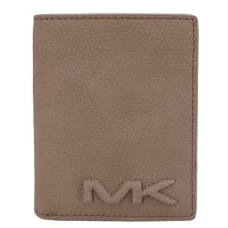 【Michael Kors】COOPER系列 全皮革 多卡夾層 卡片夾/名片夾/證件夾/短夾(淺卡其)