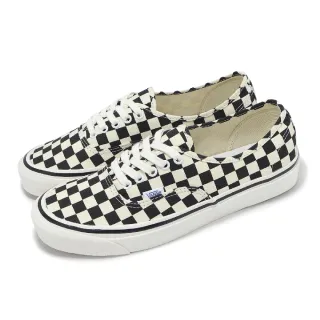 【VANS】休閒鞋 Authentic 44 DX 男鞋 棋盤格 黑 白 百搭 低筒(VN0A38ENOAK)