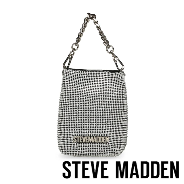 steve madden BINDRA 水晶鍊條手提小包(銀色)