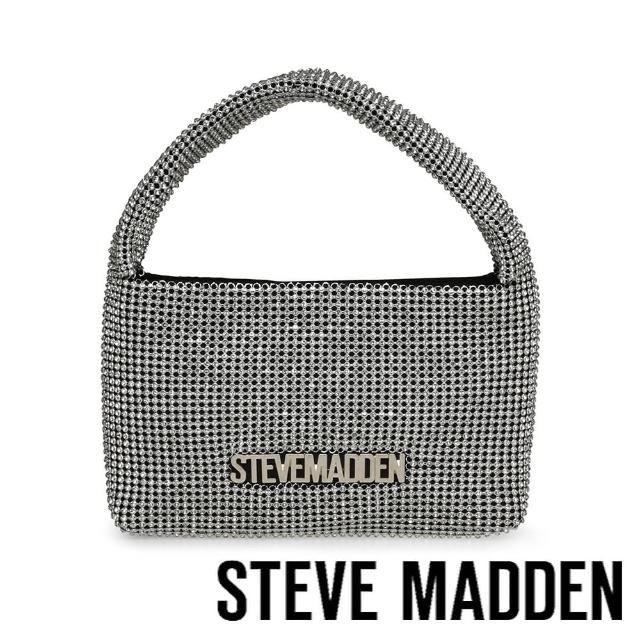 【steve madden】BSHIRI 水晶手提小方包(銀色)