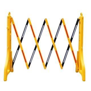 【SW】可移動PE伸縮柵欄 伸長250cm(施工圍欄 安全圍籬 工地門欄)