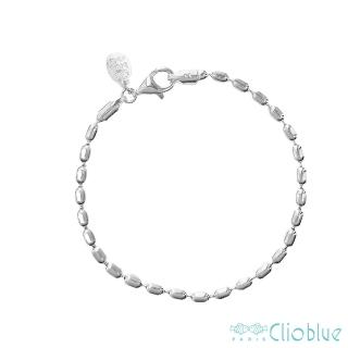 【CLIO BLUE】穀粒純銀手鍊 925純銀 米粒純銀手鍊 雙魚(法國巴黎品牌/925純銀)