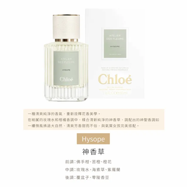 【Chloe’ 蔻依】仙境花園系列淡香精 50ml(國際航空版.多款任選)