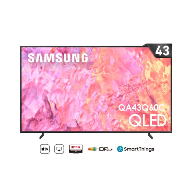 【SAMSUNG 三星】43型4K QLED智慧連網 液晶顯示器(QA43Q60CAXXZW)