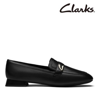 【Clarks】女鞋 Ubree15 Charm C字logo現代時尚方頭樂福鞋(CLF80718D)