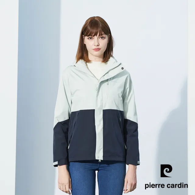 【pierre cardin 皮爾卡登】網路獨家 男女款 兩件式三合一防水蓄熱衝鋒外套(多款任選)