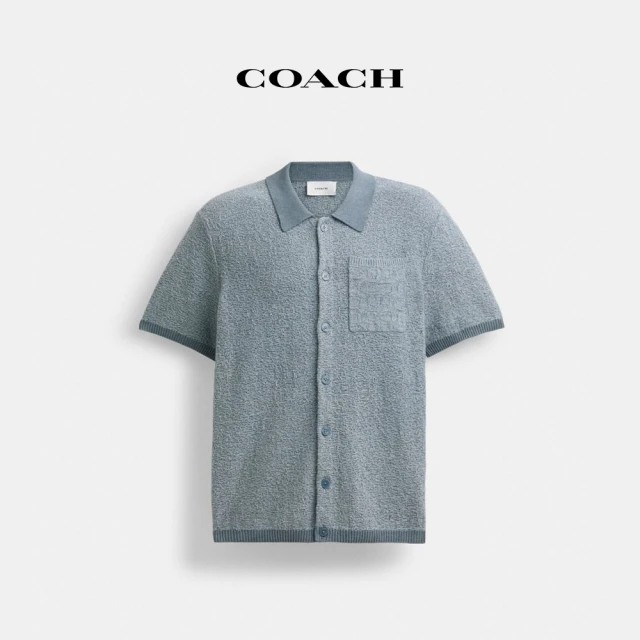 COACHCOACH POLO短袖上衣-藍色(CS585)