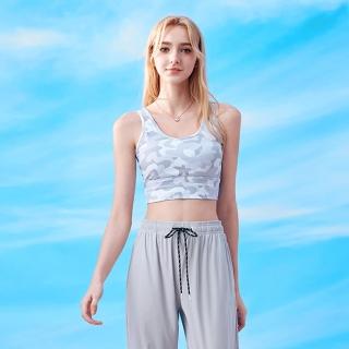 【MAJOR MADE】品牌塗鴉時髦雙U背心(Bra top/背心/無袖)