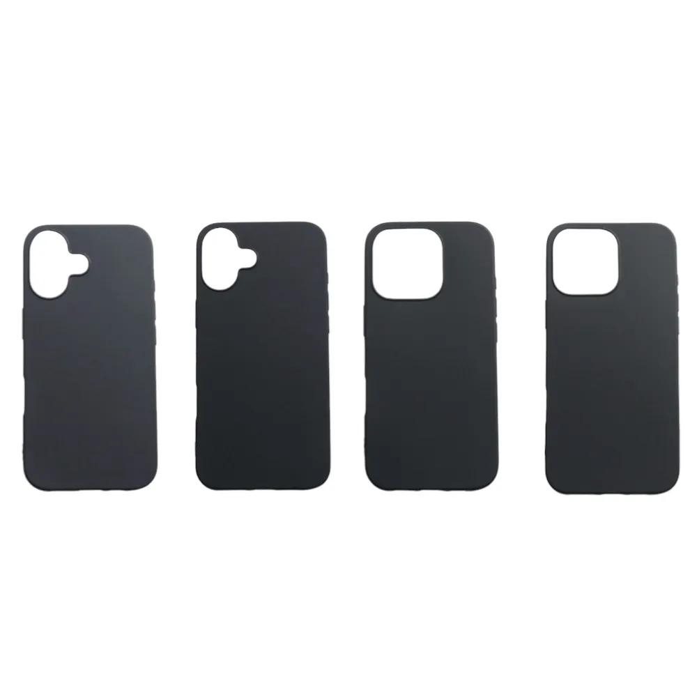 【LOYALTY】iPhone16/16Plus/16Pro/16ProMax黑色矽膠磨砂手感柔軟觸感防摔手機保護殼