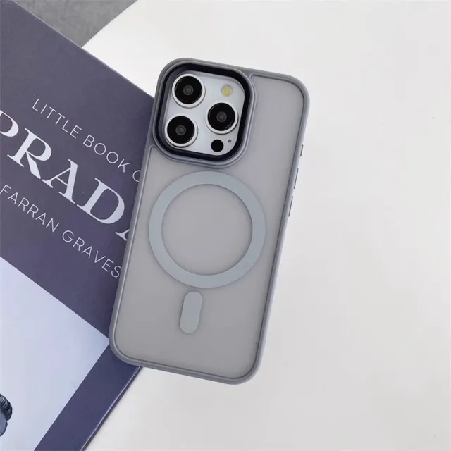 【LOYALTY】iPhone16Plus/16Pro/16ProMax磁吸磨砂膚感半透明防摔手機保護殼 9色
