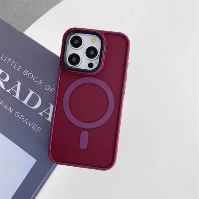 【LOYALTY】iPhone16Plus/16Pro/16ProMax磁吸磨砂膚感半透明防摔手機保護殼 9色