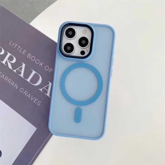 【LOYALTY】iPhone16Plus/16Pro/16ProMax磁吸磨砂膚感半透明防摔手機保護殼 9色