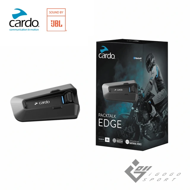 【Cardo】PACKTALK EDGE 安全帽通訊藍牙耳機(單入組)