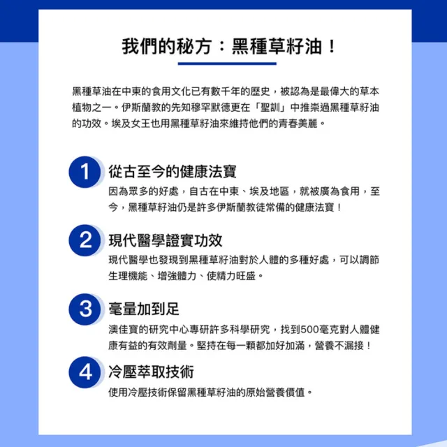 【澳佳寶】綜合維他命強效配方 1入組(共30錠 黑種草籽油 維生素C 維生素D 鋅)