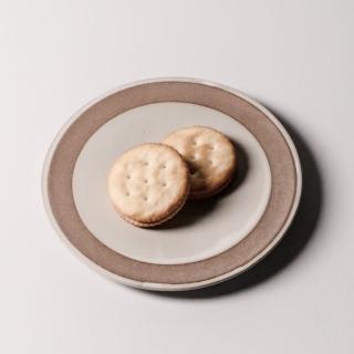 【上作美器】撞色點心盤-啞光白(杯託、小碟、點心盤)
